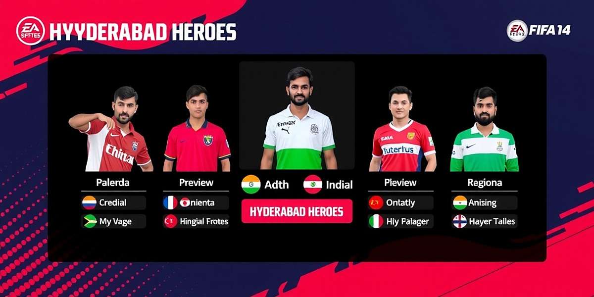 Hyderabad Heroes FIFA Team Management Hyderabad Heroes FIFA team management screen showing a balanced Indian team with players from different regions