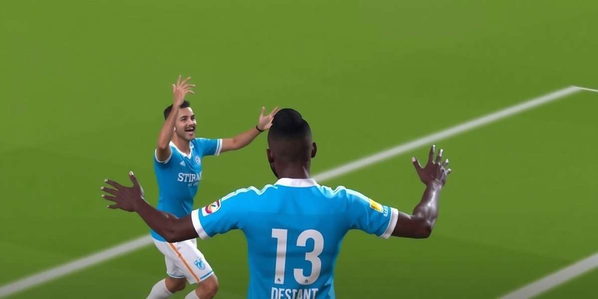 Hyderabad Heroes FIFA Goal Celebration Hyderabad Heroes FIFA screenshot showing a player celebration with traditional Telugu dance moves after scoring a goal