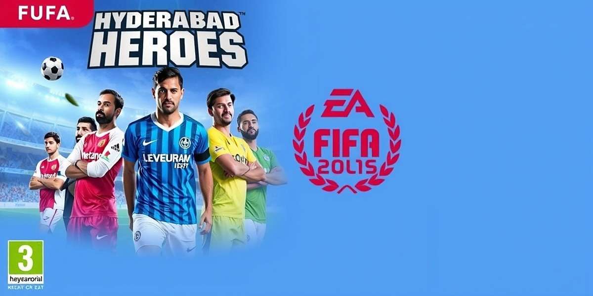 Hyderabad Heroes FIFA Official Cover Hyderabad Heroes FIFA game cover featuring local players in traditional and modern Hyderabad football kits
